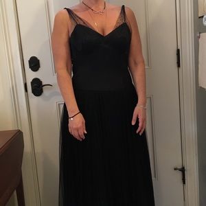 Formal black Gown